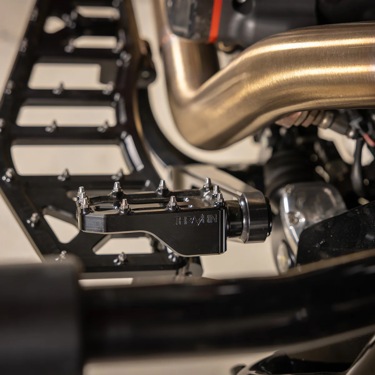 Aggressor Brake Pedal - Black - Touring [1610-0762] - Image 6