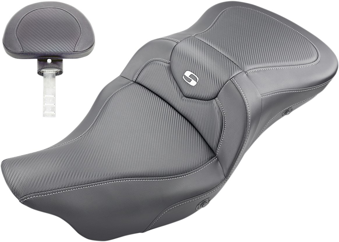 Extended Reach RoadSofa™ Seat - Extended Reach Roadsofa™ Seat - Carbon Fiber - Backrest - Heated - FL '08-'24 [0801-1192]