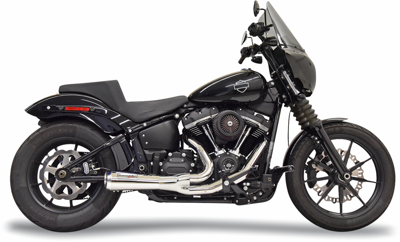 2-into-1 Ripper Short Exhaust System - Chrome - 49-State [1800-2672]