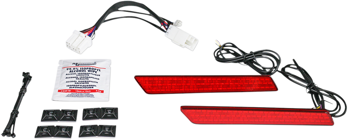 Saddlebag Latch Lights - '97-'13 - Red [2040-2477]
