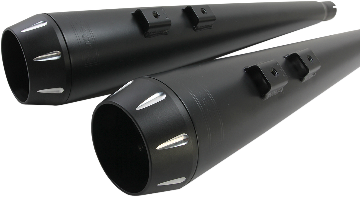 True-Dual Down Under System - Down Under Exhaust - Black - Megaphone [1800-1899] - Image 3
