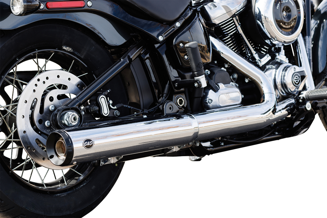 Grand National Slip-On Muffler - 50 State - 4" Chrome - M8 Softail [1801-1846] - Image 2