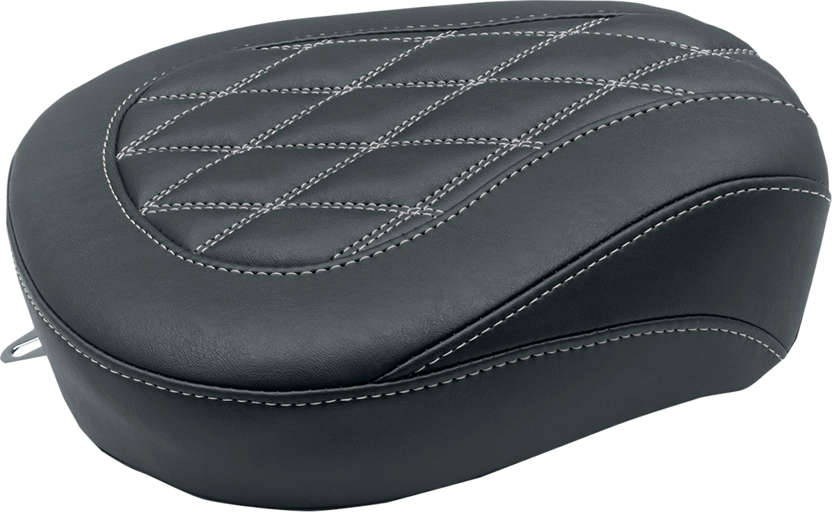 Wide Tripper™ Passenger Seat For Harley-Davidson - Wide Tripper™ Passenger Seat - Black w/ Gun Metal Stitching - FL '97-'25 [0801-1380]
