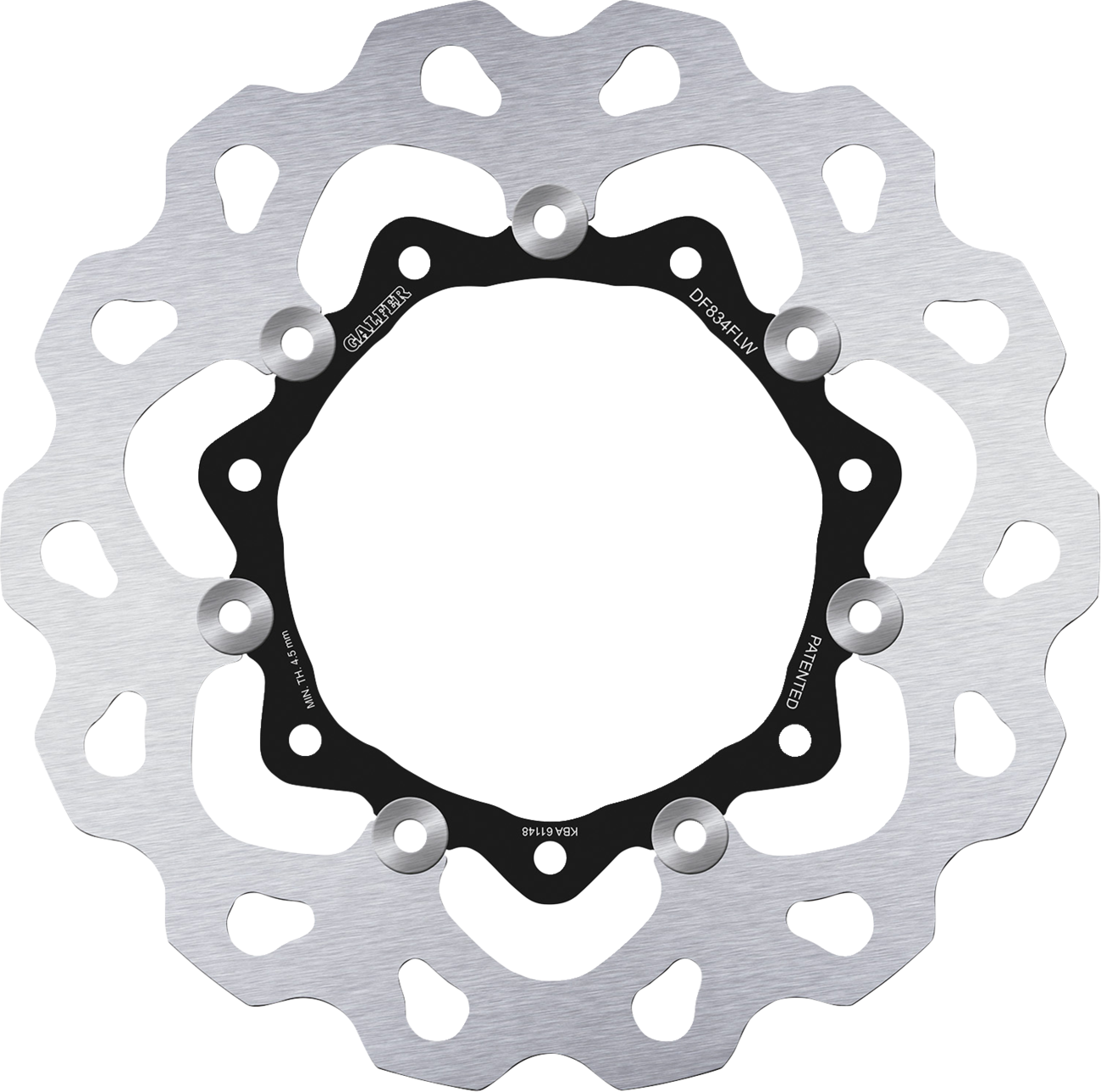 Brake Rotors - Brake Rotor - Front - Black Carrier [1710-3627]