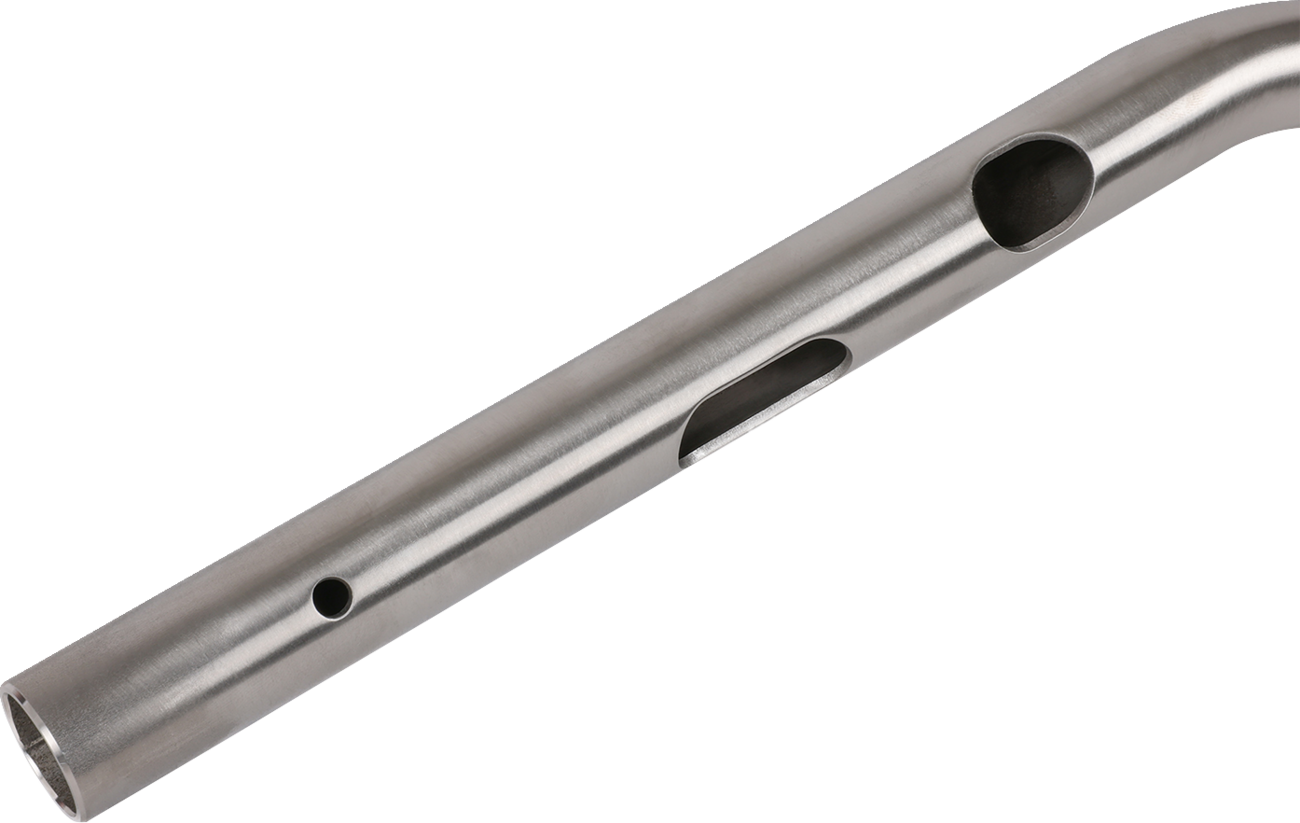 1" Handlebar - Mid Bend - Stainless Steel [0601-6652] - Image 2