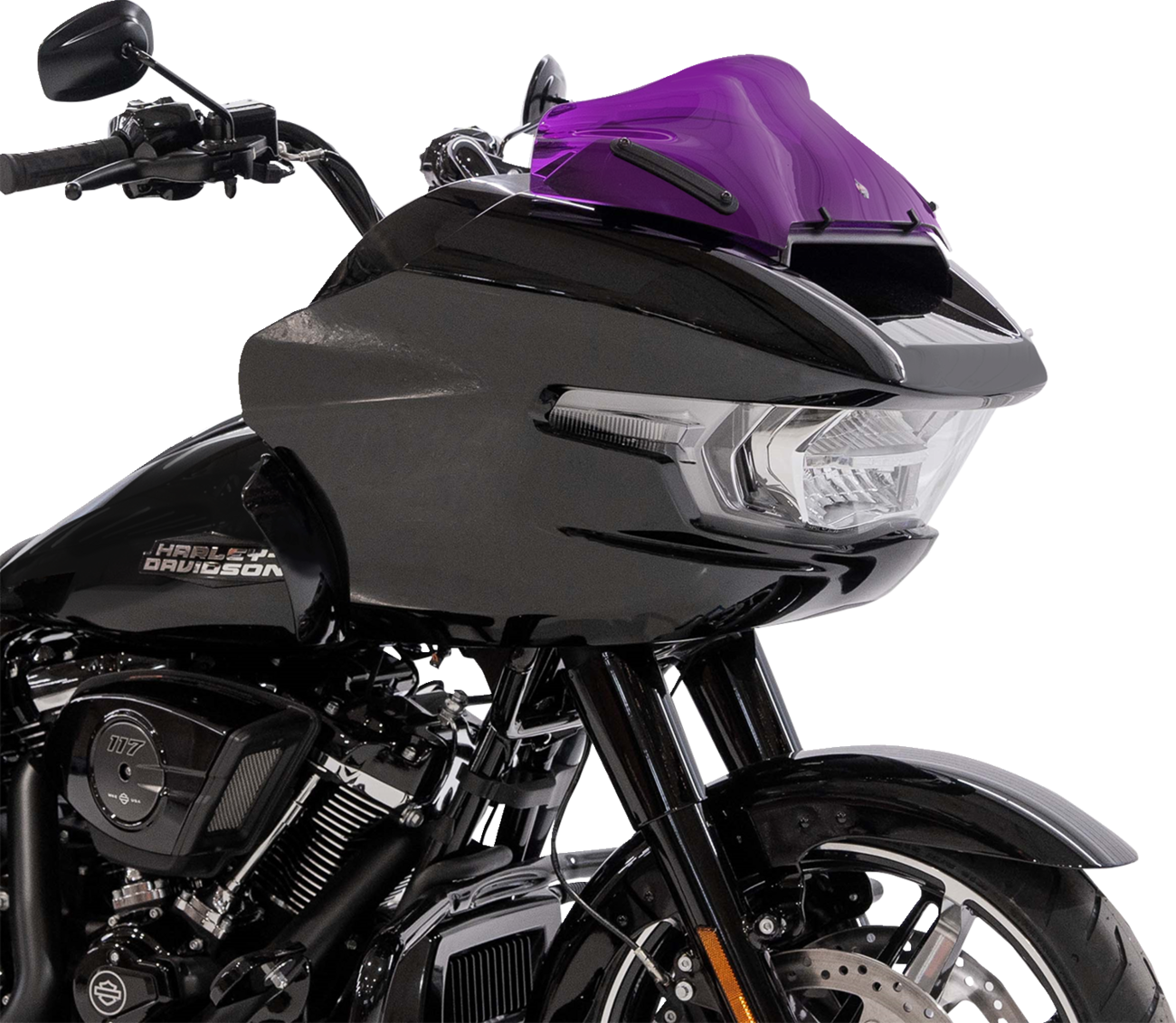 Kolor Flare® Windshield - 8" - Purple - '23-'25 FLTRX [2310-0930] - Image 3