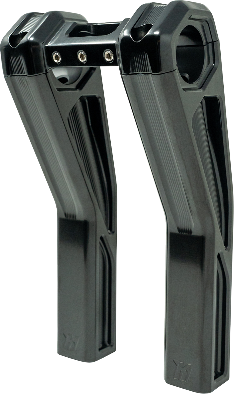 Ascent Pro Risers - Pullback - 8" - Gloss Black [0602-1572] - Image 3