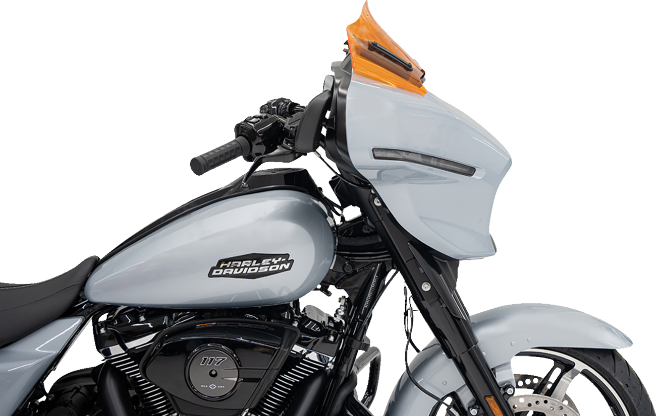 Kolor Flare® Windshield - 8" - Orange - '23-'25 FLHX [2310-0879] - Image 4
