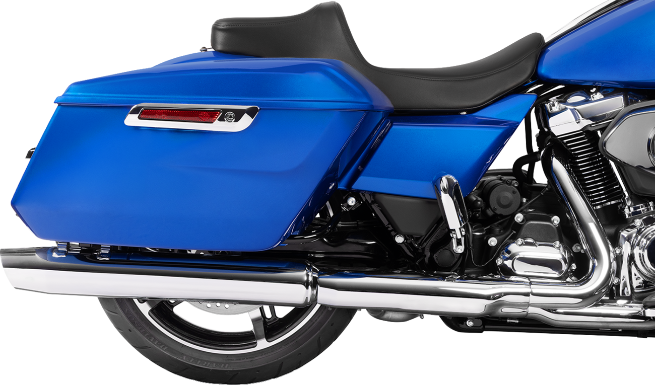 Extended Reach Predator III Seat - Vinyl/Solar Leather - Smooth - FLT/FLH '23-'25 [0801-2062] - Image 4