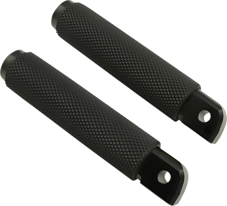Passenger Pegs - Black - Knurled [1620-2211]