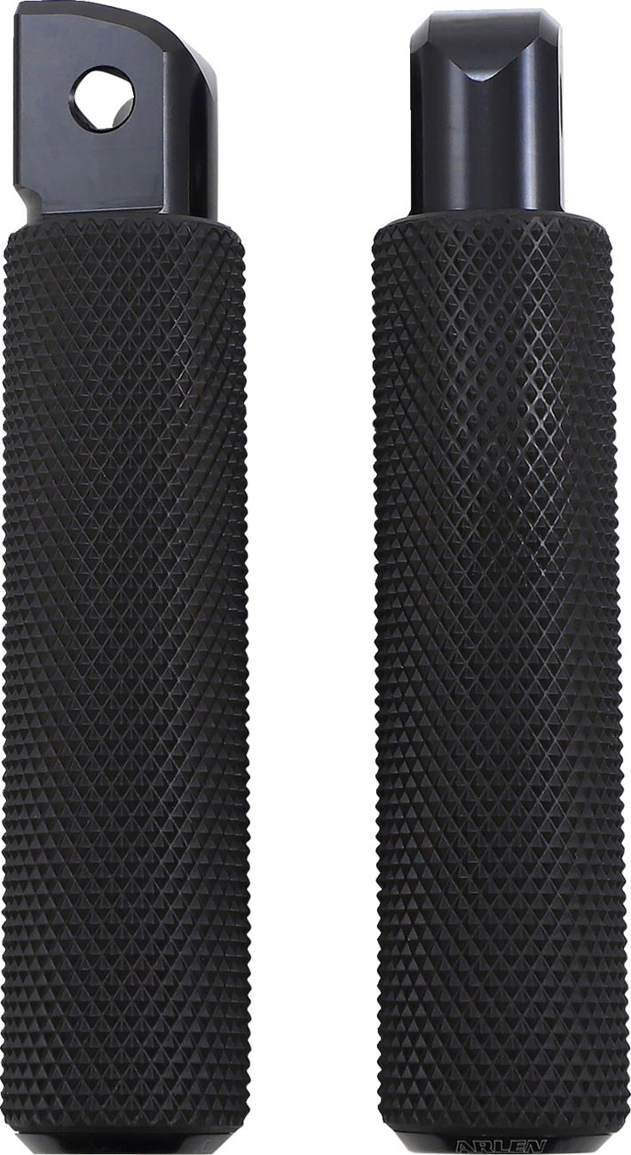 M-Eight Fusion Foot Pegs - Passenger Knurled Foot Pegs - Black - FL/FX '18-'25 [1620-1970] - Image 2