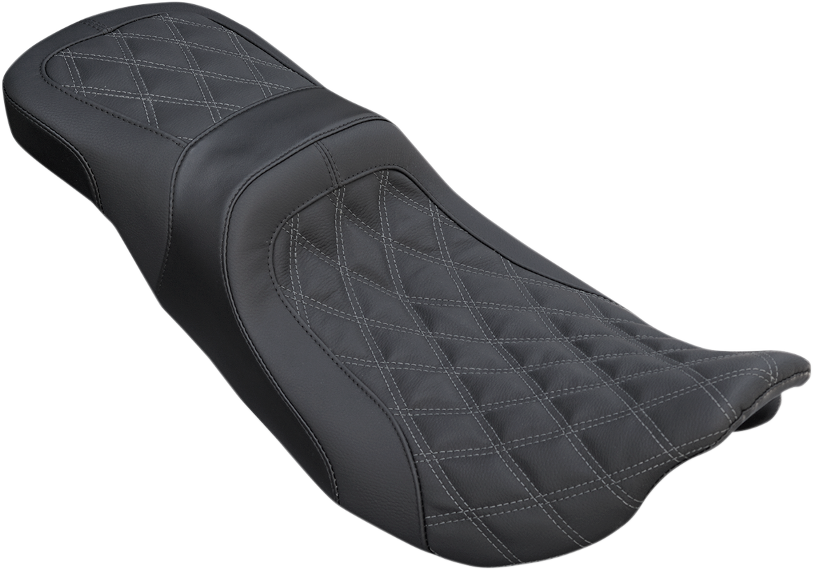 Weekday™ 2-Up XL Seat — Double Diamond - Weekday™ 2-Up - XL - Double Diamond with Charcoal Stitch - FL '08-'23 [0801-1138]