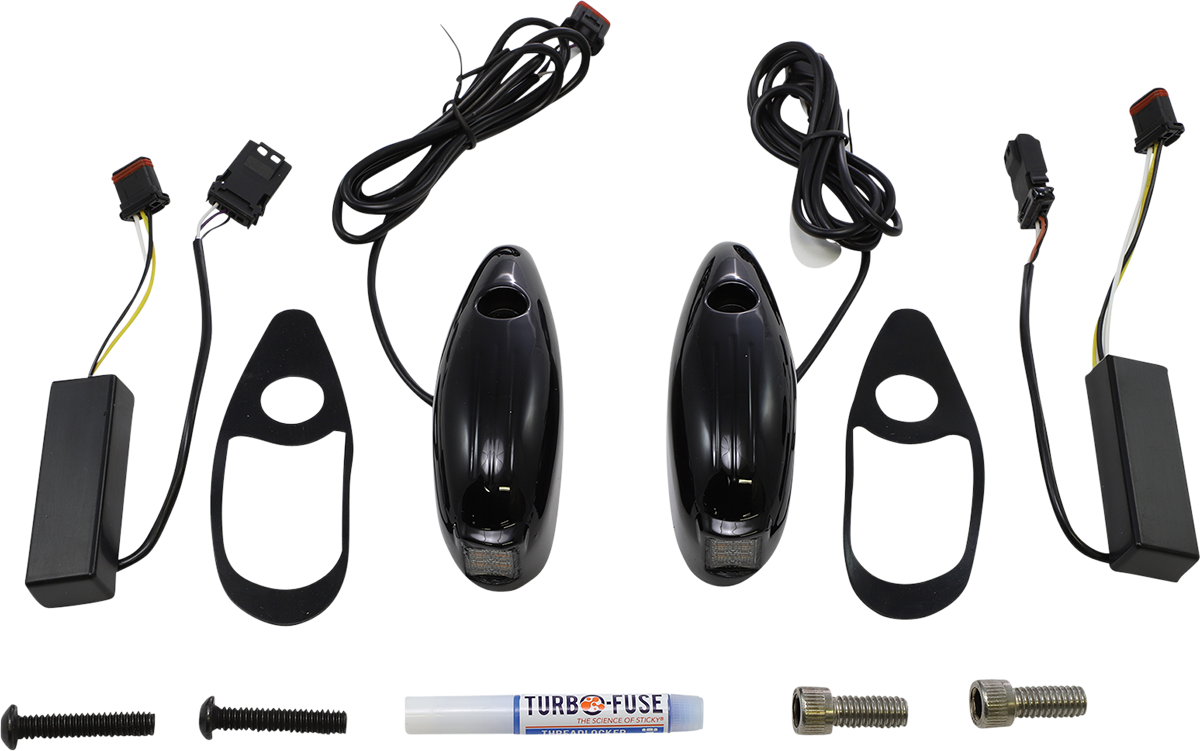 ProBEAM Road Glide Turn Signals - Turn Signal - FLTR - Gloss Black [2020-1871]