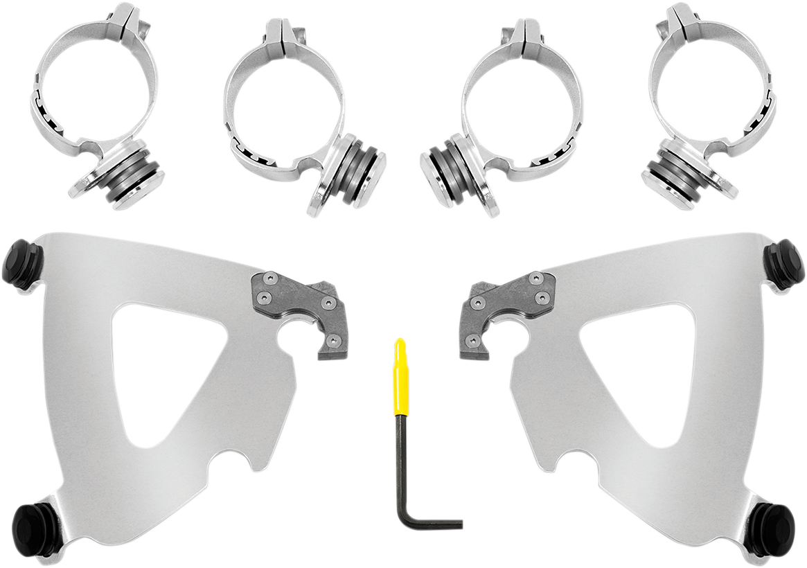 Road Warrior Trigger-Lock Mount Kit - Road Warrior Mounting Kit - Polished - FXLR [2320-0210]