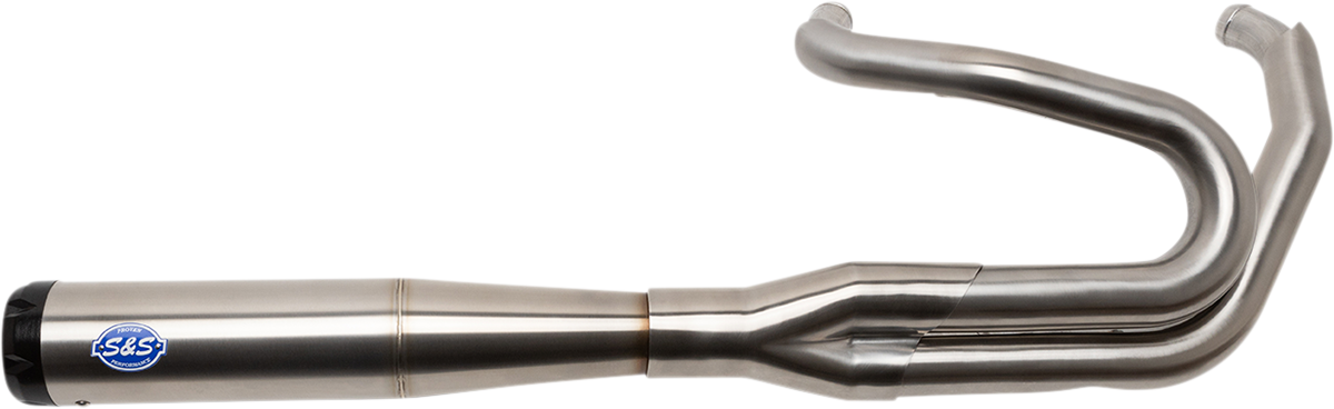 2-into-1 Superstreet Exhaust System - 50 State - M8 Softail - Stainless Steel [1800-2520] - Image 4