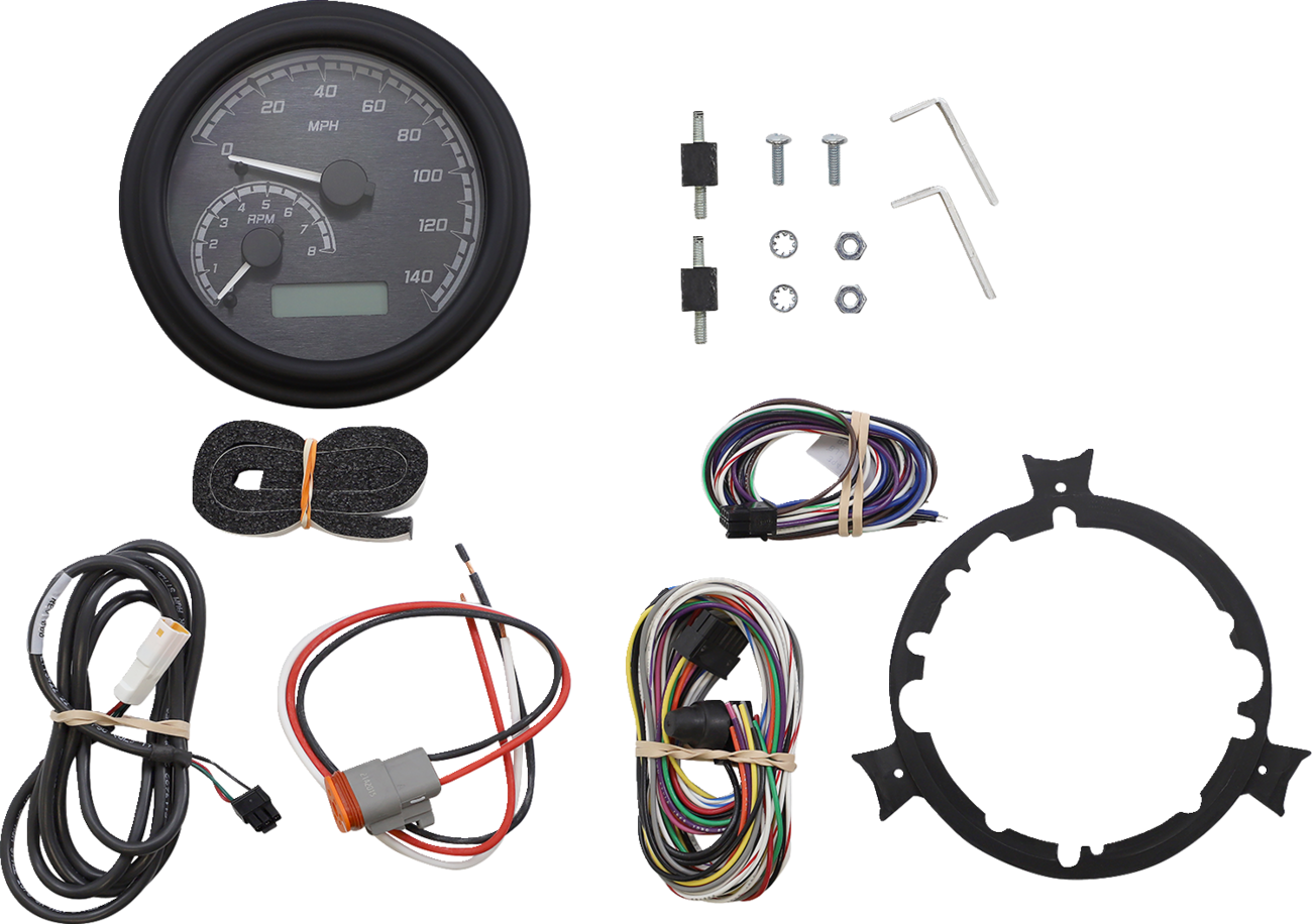 MVX Series Analog Gauge System - Black/Gray/Black [2210-0380]