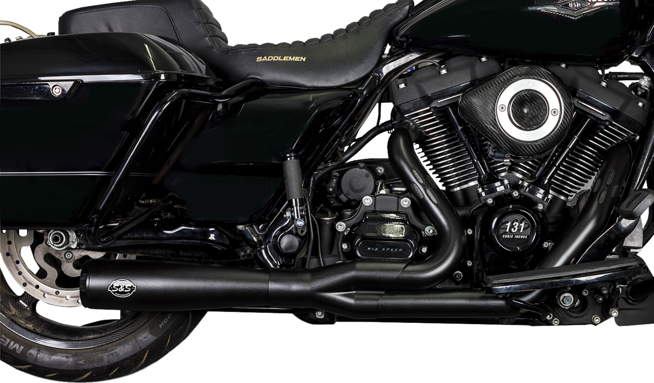 2-into-1 Diamondback Exhaust System - Guardian Black - Race Only [1800-2545]