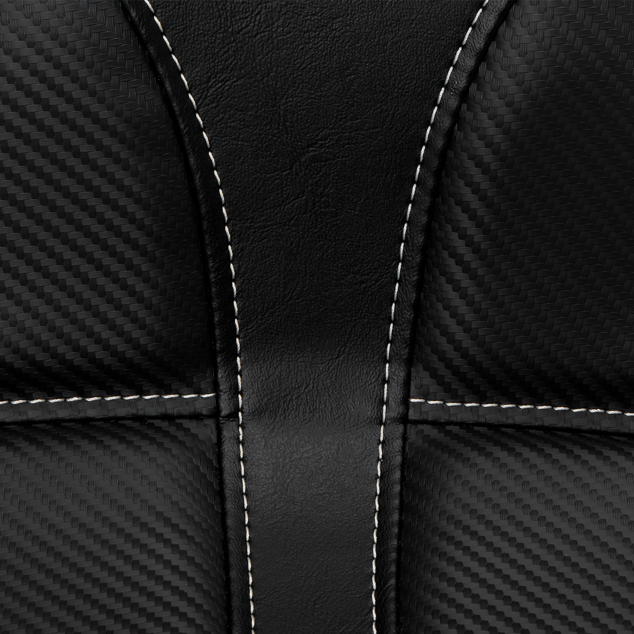 Dominator Solo Seat - w/o Backrest - Black w/ Gray Stitching - FLSTC/N '06-'17 [0802-0802] - Image 2
