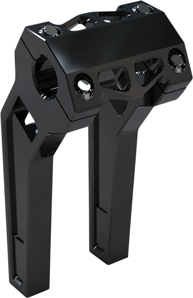 Performance Risers - Pullback - 8" x 1-1/4" - Black Anodized [0602-1231]