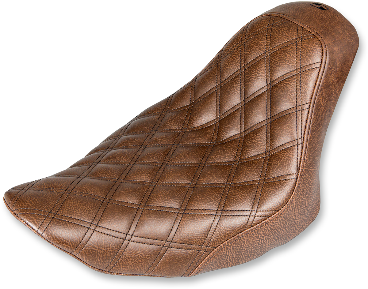 Renegade™ Lattice Stitch Solo Seat - Renegade™ Solo Seat - Lattice Stitched - Brown - FL/FX '06-'17 [0802-0915]