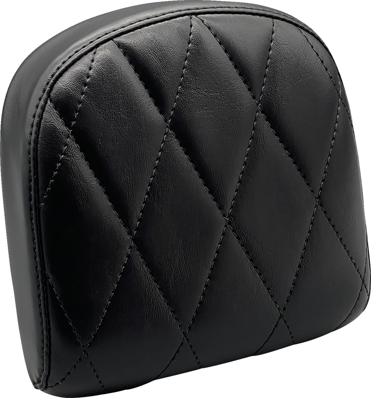 Sissy Bar Pad - Small - Diamond - Shiny Black [0801-1526]