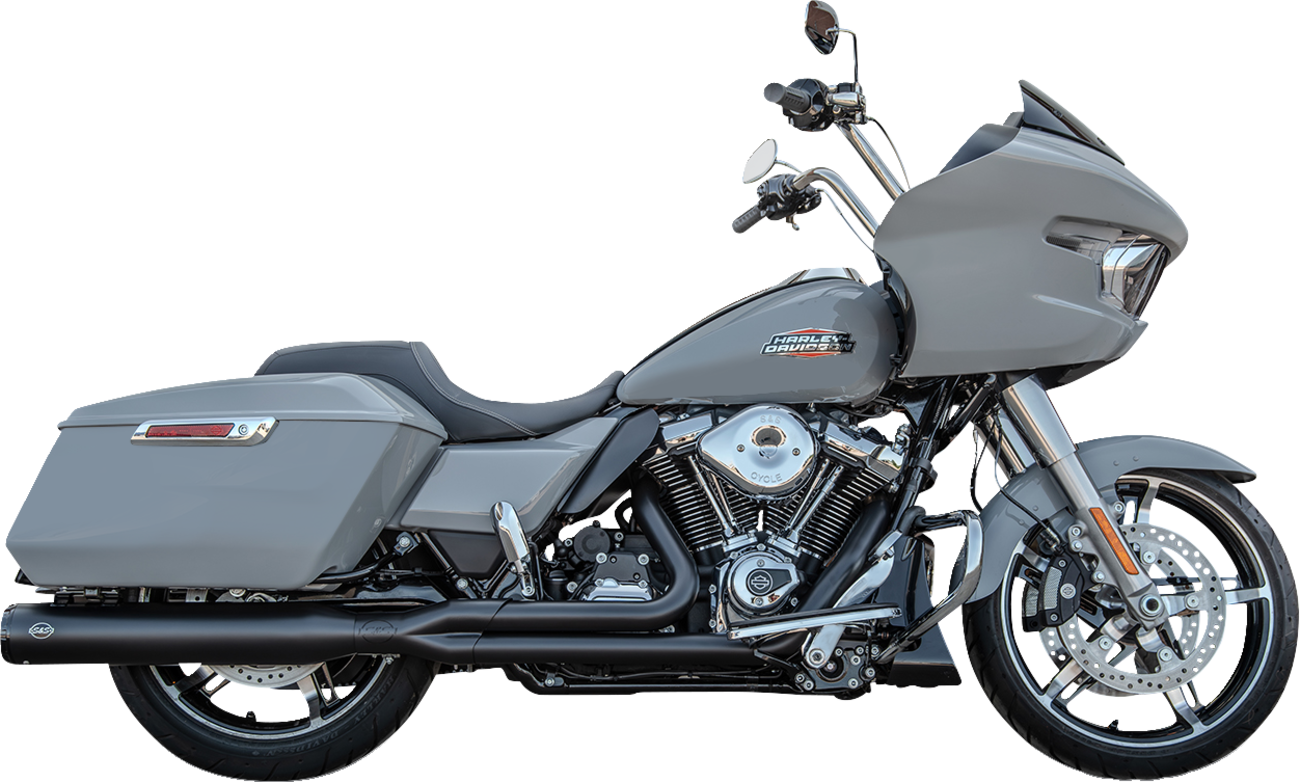 2-into-1 GNX Exhaust System - Race Only - Guardian Black - Touring [1800-2757]