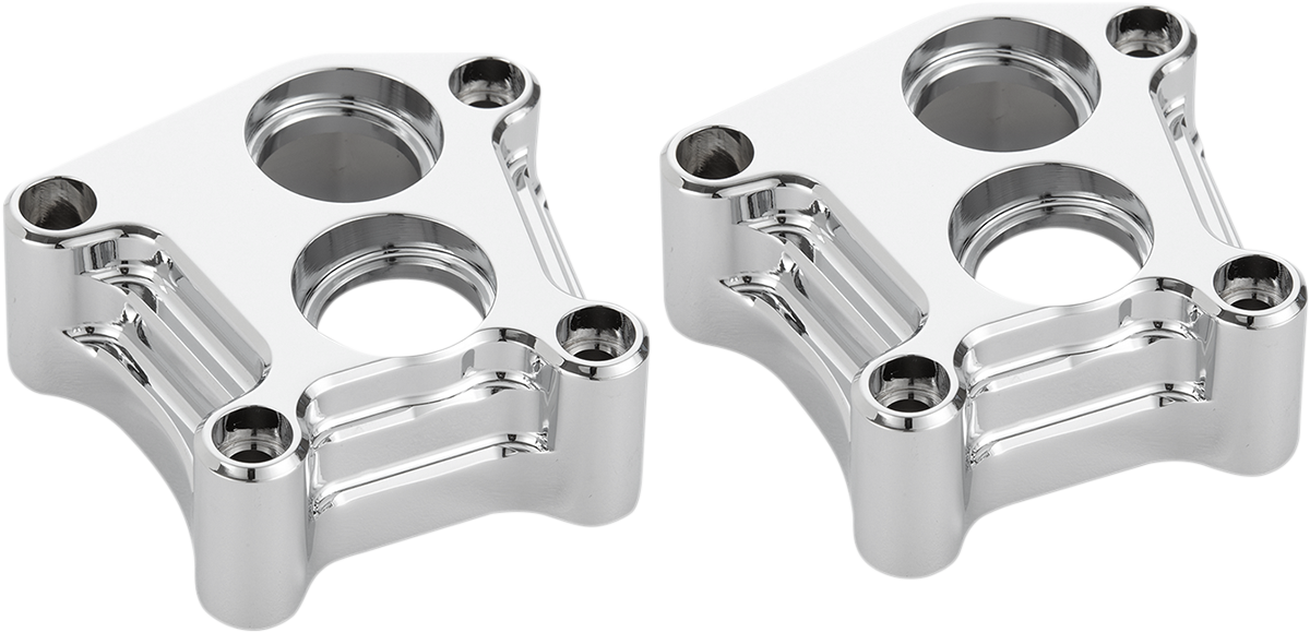 10 Gauge Lifter Block Covers - Lifter Block Covers - 10 Gauge - Chrome [0940-1345]