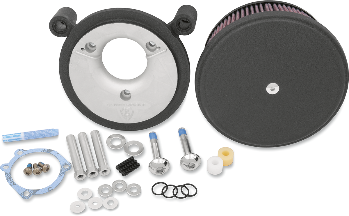 Big Sucker™ Stage II Air Filter Kit - Wrinkle Black [1010-0434] - Image 2