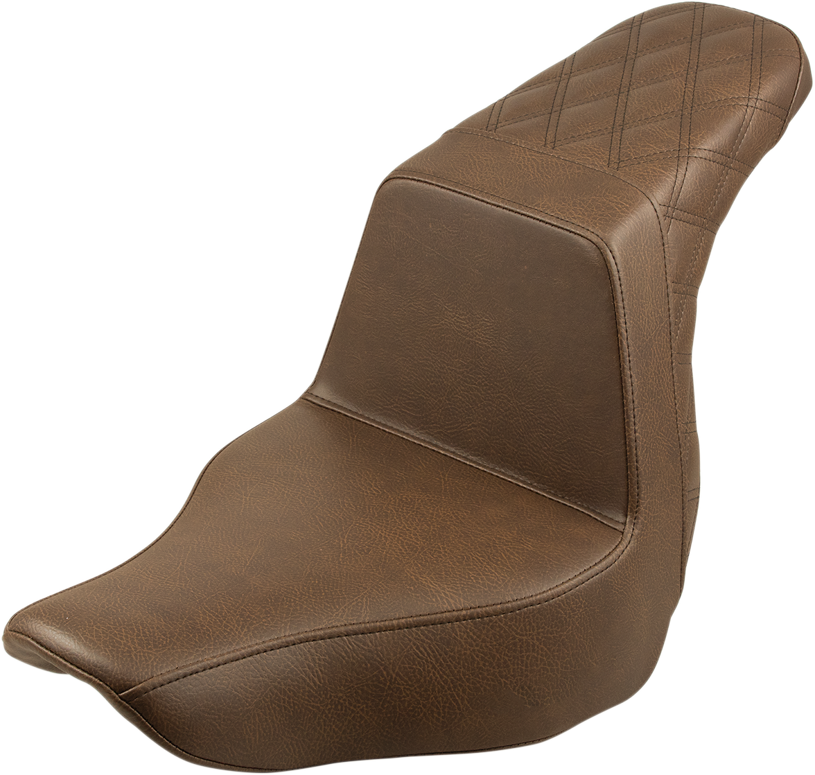 Step-Up Seat — Rear Lattice Stitch - Step-Up Seat - Rear Lattice Stitch - Brown [0802-1038]
