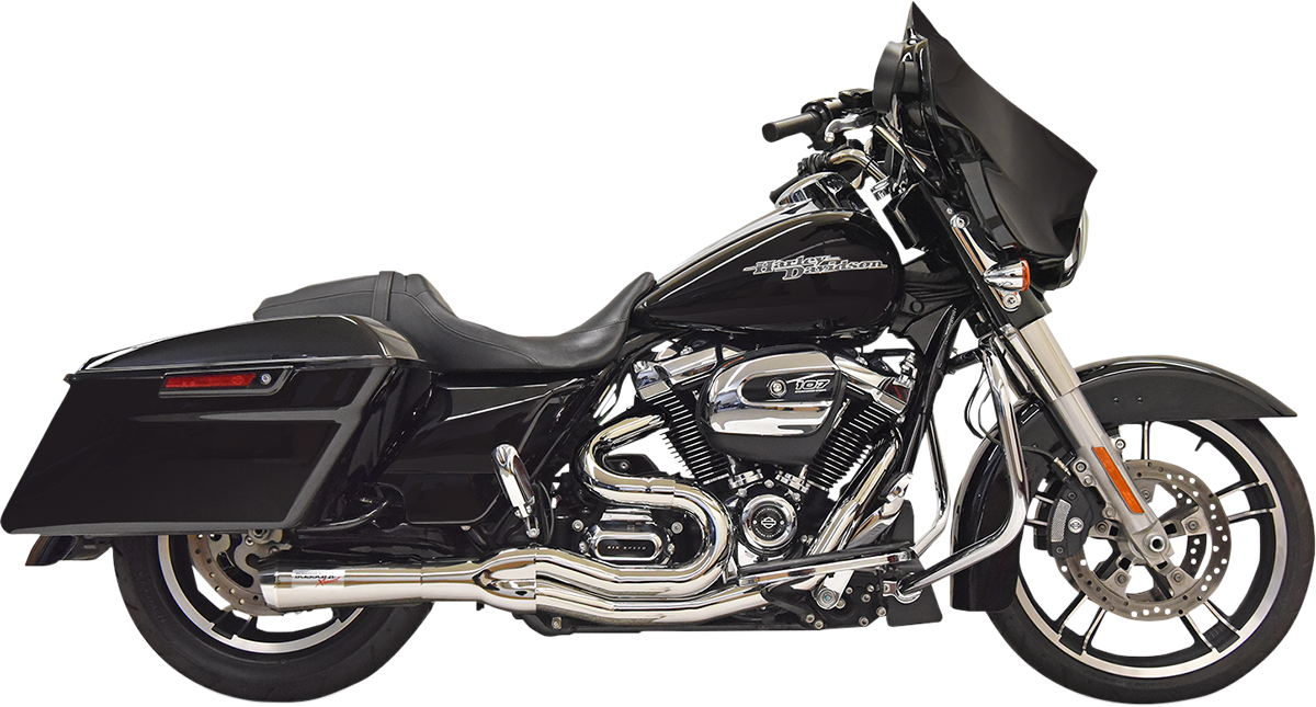 Road Rage II 2-Into-1 Mid-Length Exhaust System - Chrome [1800-2506]