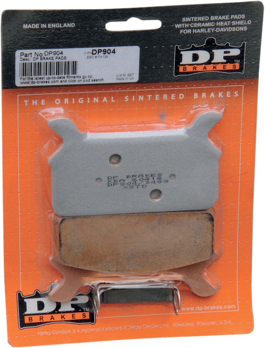 Sintered Metal Harley/Buell Brake Pads - Sintered Brake Pads [DP-904] - Image 2