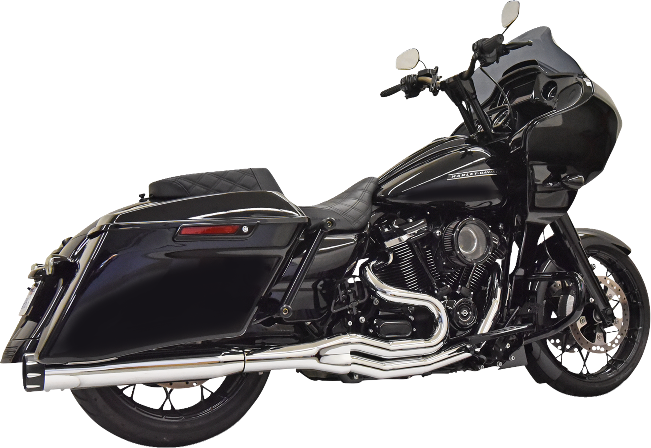 Road Rage 2-into-1 Exhaust System - 2:1 High Horsepower Exhaust - Chrome [1800-2492]