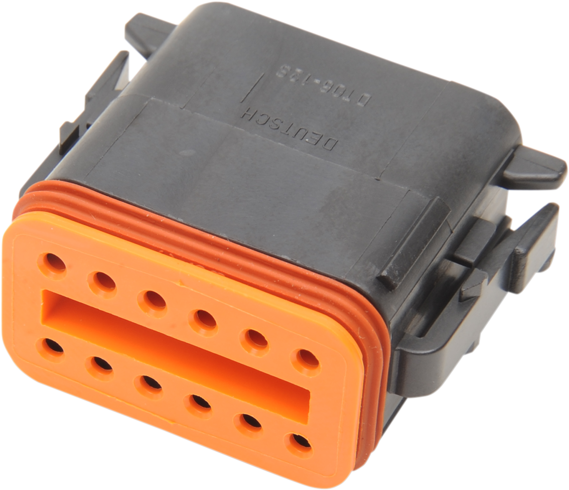 Deutsch DT Sealed Connector Component — Wiring Connector - Deutsch Plug - 12 Pin - Black [2120-0062] - Image 2