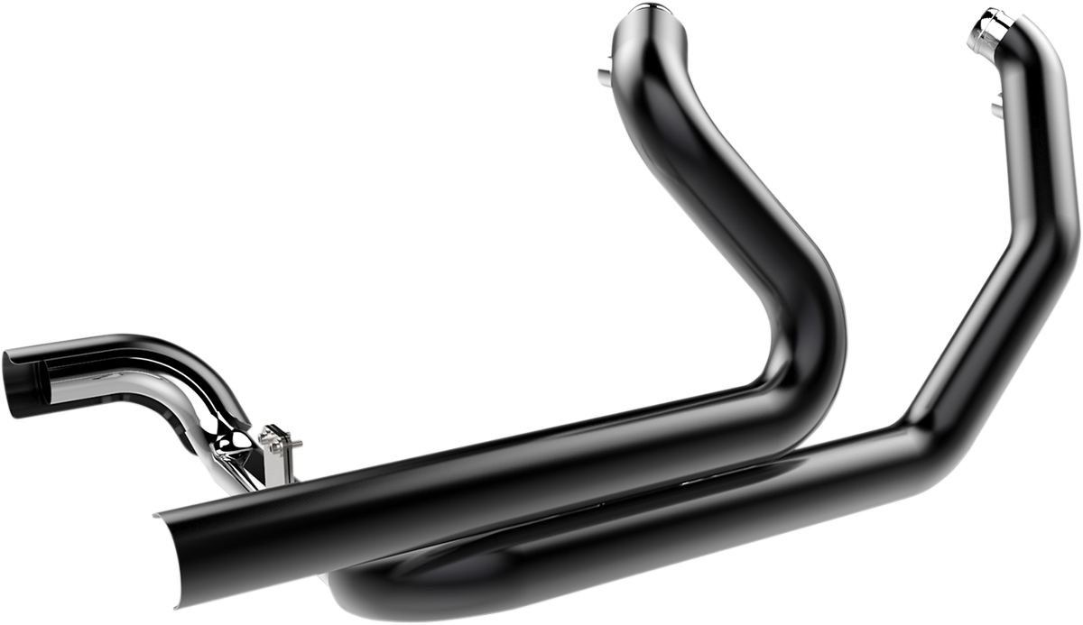 Aggressor 2-into-2 Crossover Headers with Heat Shields - Aggressor 2-into-2 Crossover Headers - Black - FL [1802-0328]