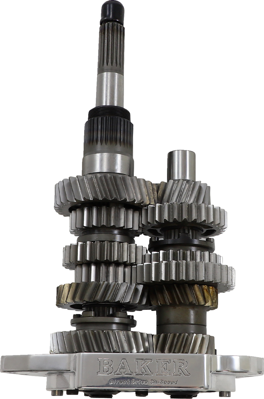Direct Drive 6-Speed Gear Set - Direct Drive Gear Set - 6-Speed - Polished - '01-'06 Softail/Dyna [1103-0047]