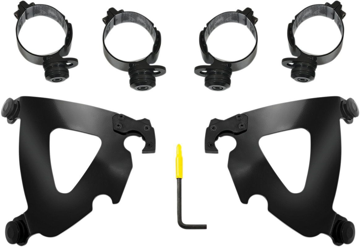 Road Warrior Trigger-Lock Mount Kit - Road Warrior Mounting Kit - Black - FLSB/FXLRS [2320-0218]