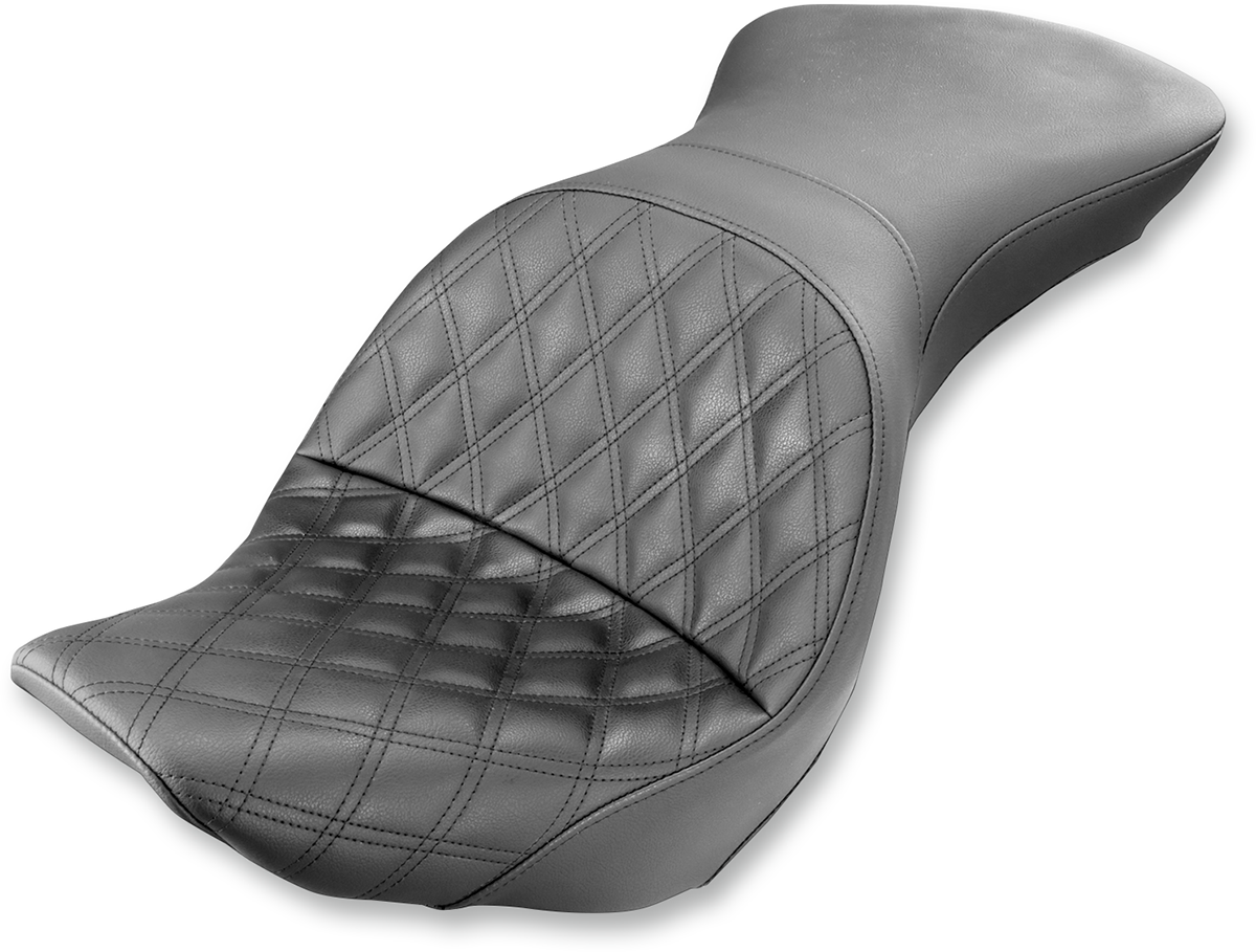 Explorer Lattice Stitch Seat - Explorer Seat - Lattice Stitched - FXST/FLST '06-'17 [0802-0918]
