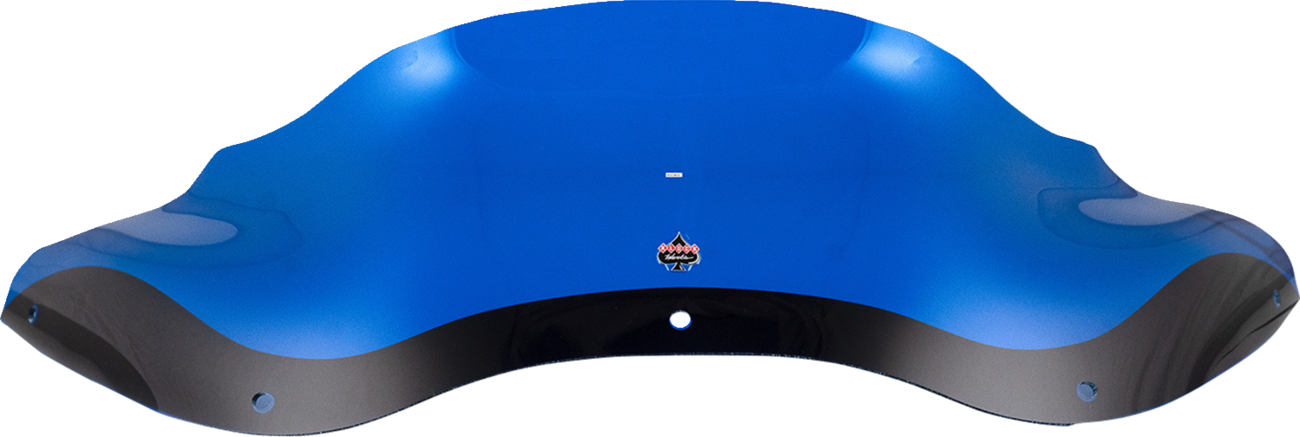 Kolor Flare® Windshield - 8" - Blue - '98-'13 FLTR [2310-0813] - Image 2