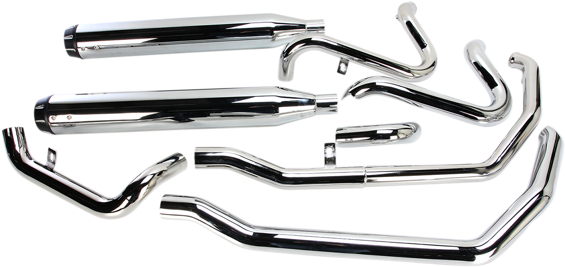True-Dual Down Under System - Down Under Exhaust - Chrome - Straight Can [1800-1900] - Image 2