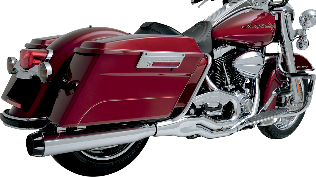 Road Rage II B1 Power 2:1 Touring Exhaust - B1 2:1 Exhaust - Chrome [1800-1284] - Image 2