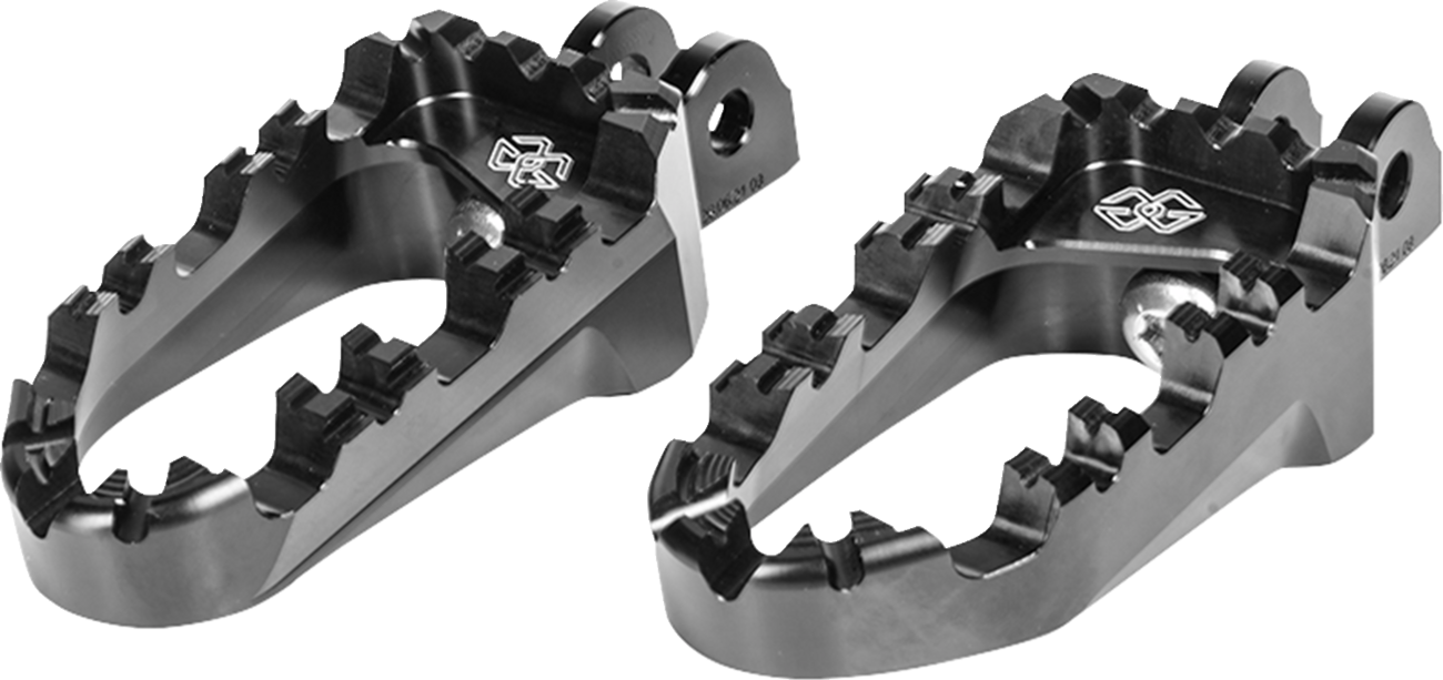 Pro-X Enduro Foot Pegs - Black - Pan America [1620-2575]