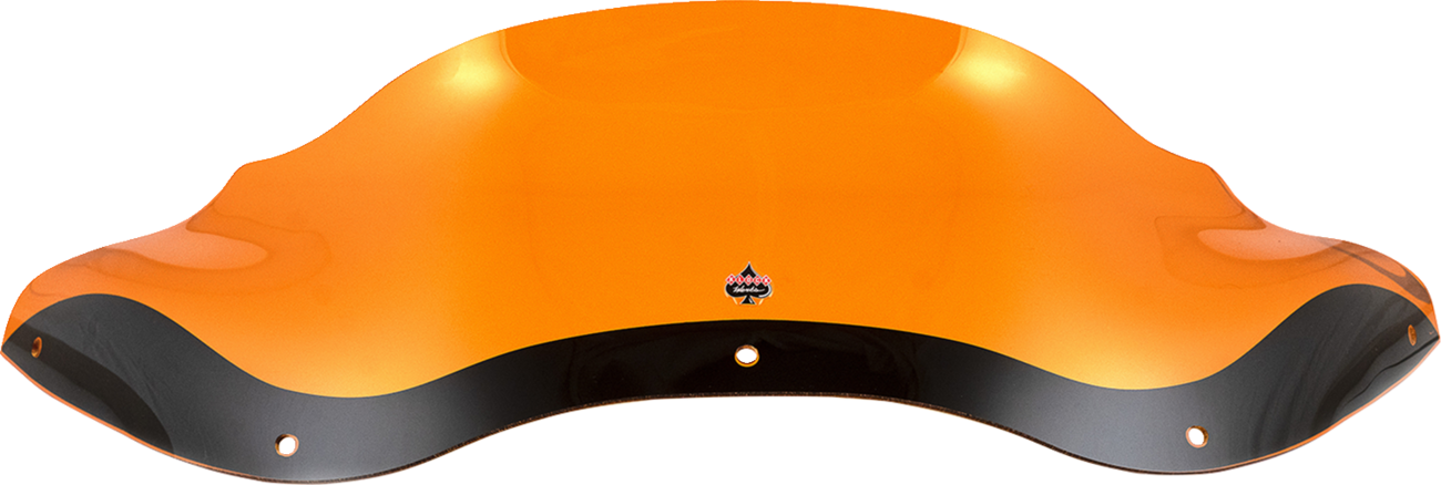 Kolor Flare® Windshield - 8" - Orange - '98-'13 FLTR [2310-0809] - Image 2