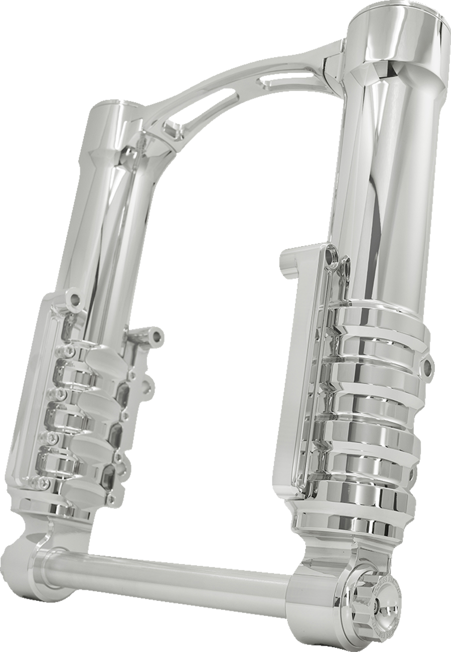 Method No Flex Inverted Fork Legs - Fork Legs - 49 mm - Chrome - For Factory Brake Caliper [0403-0175] - Image 3