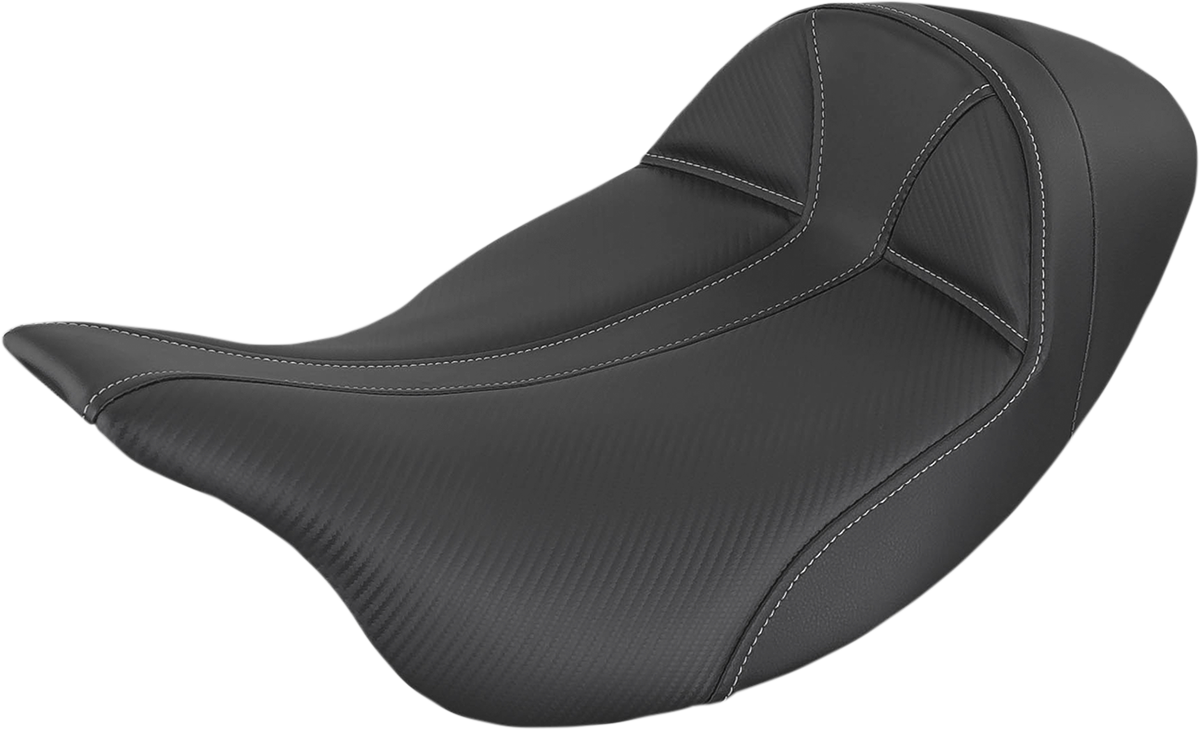 Dominator Low Solo Seat - Dominator Seat - Low - Solo - Black w/ Gray Stitching - FL '08-'24 [0801-1311]