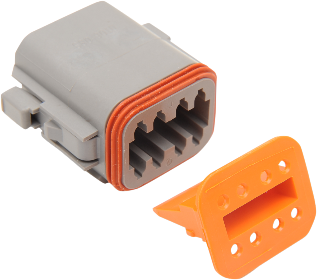 Deutsch DT Sealed Connector Component — Wiring Connector - Deutsch Plug - 8 Pin - Gray [2120-0059] - Image 2