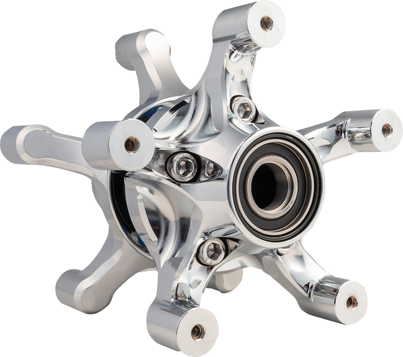 Spider Wheel Hub - Spider Hub - Dual Disc - Front - Chrome [0213-0853]
