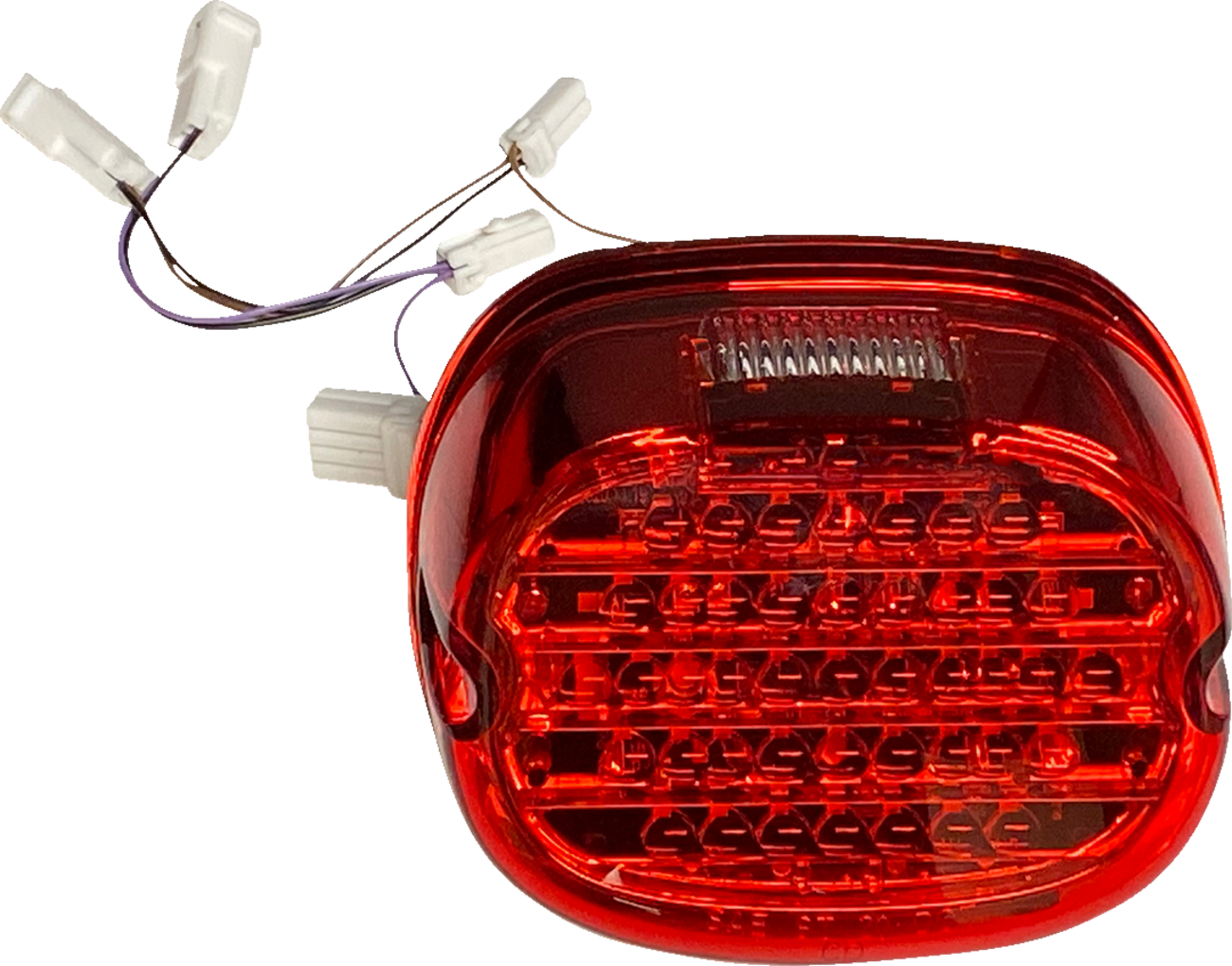 Low Profile LED Taillight with Integrated Auxiliary Turn Signals - Taillight w/ Integrated Turn Signal - Top Window - Red Lens [2010-1444] - Image 2