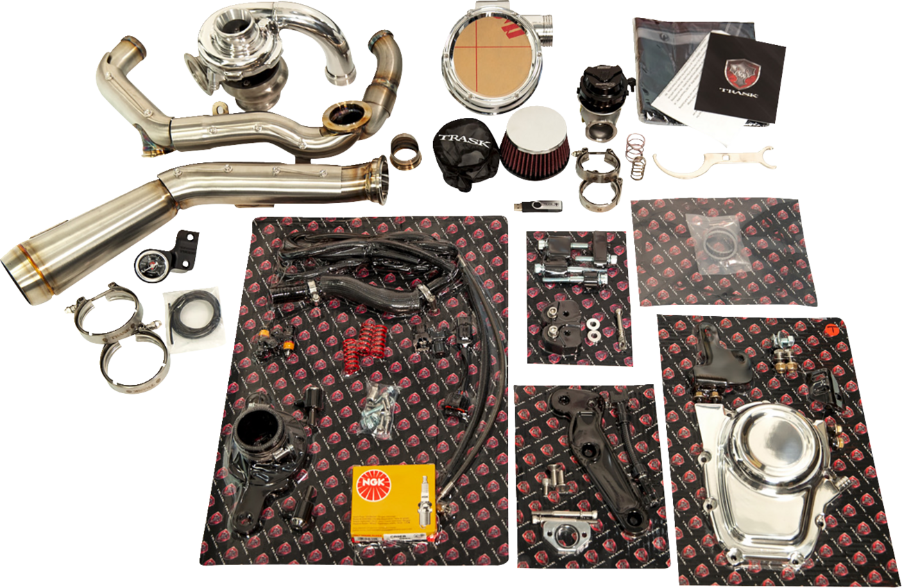 Tornado Turbo Performance Kit - Polished with Brushed Stainless Steel Exhaust - M8 [0904-0098]