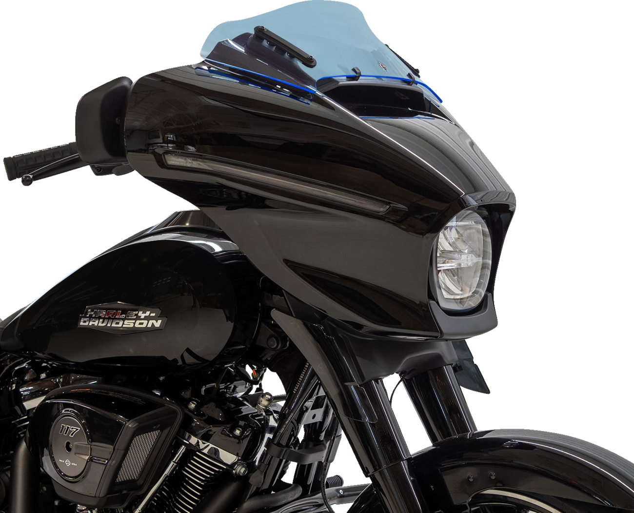 Ice Flare® Windshield - 6-1/2" - Blue Ice - FLHX [2310-0950] - Image 2