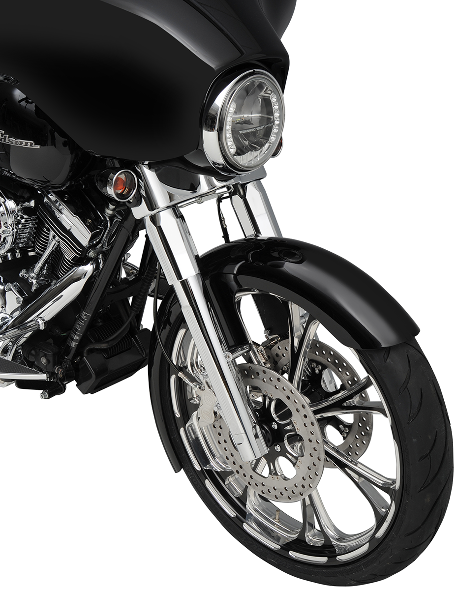 Fork Leg Kit — Chrome - Fork Leg Kit - Chrome - Lower - Dual Disc - '08-'13 [0403-0071] - Image 2